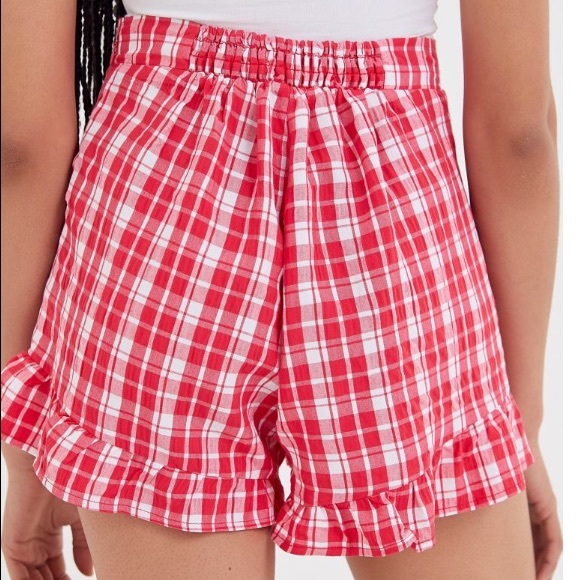Urban Outfitters Plaid ruffle shorts - Picture 4 of 4
